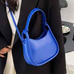 Summer Women's Pu Leather Handbag Short Handle Shoulder Bag