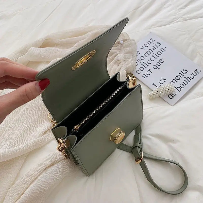 Summer Leather Mini Crossbody Bag for Women