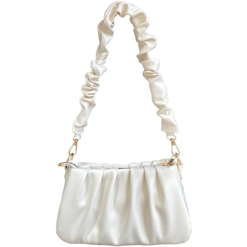 Summer Bag for Women Pleated Clouds Underarm Texture Niche Shoulder Messenger