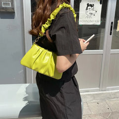 Summer Bag for Women Pleated Clouds Underarm Texture Niche Shoulder Messenger