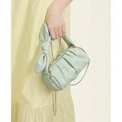 Summer Pleated Handlebags For Women Cloud Bags