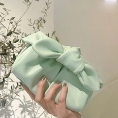 Summer Pleated Handlebags For Women Cloud Bags