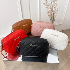 Tassel Small Messenger Bag Lingge Embroidery Camera Female Shoulder Bag