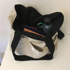 Nylon Tote Bag for Women Solid Handbag Large Capacity