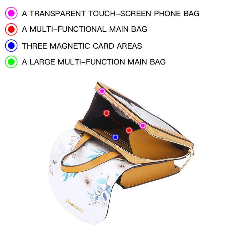 Touch Screen Mobile Phone Female Bag Ladies Single Shoulder Bag