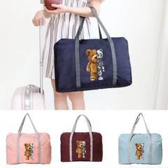 Foldable Yoga Travel Bag Large Capacity Cartoon Pattern Handbag