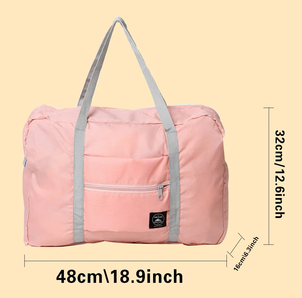 Men's Fishing Travel Bag Foldable Waterproof Large-capacity Tote