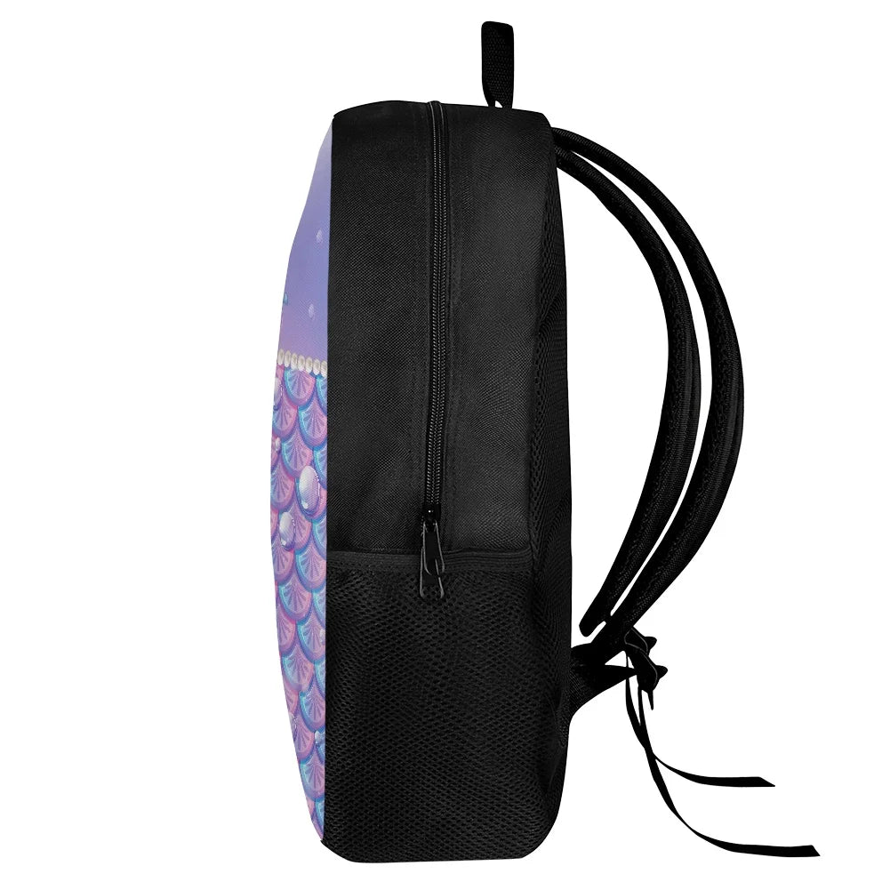 Fantasy Shell Scales Girls School Bags Large Capacity Children's Backpack