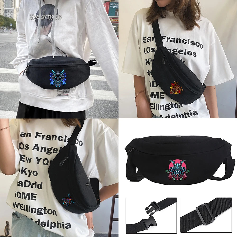 Fitness Monster Printed Unisex Chest Bag