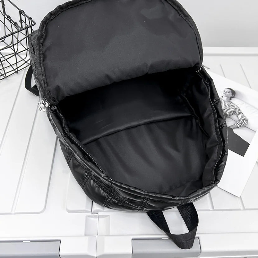 Ultra Winter Down Women's Backpack Ladies Light Space Female Bag