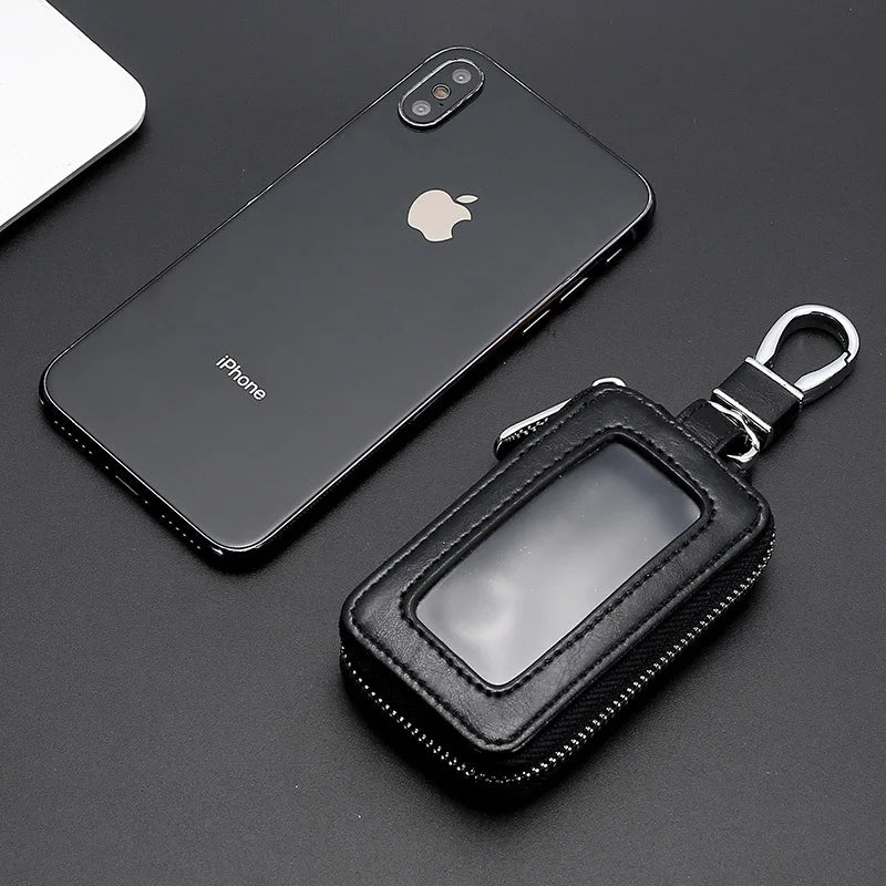 Universal Car Key Zipper Holder Remote Control Protector Cover Key Case