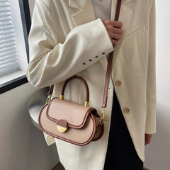 Vintage Women's Shoulder Bag High Leather Handbag