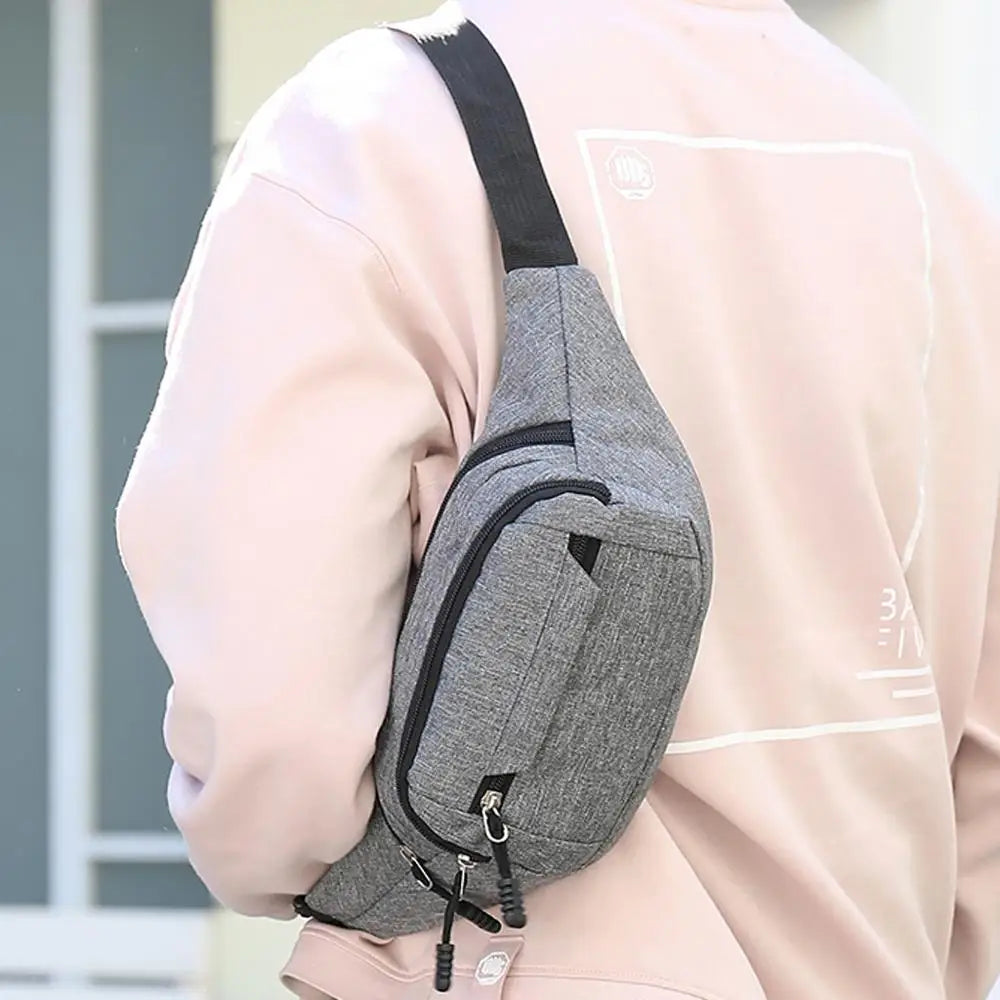 Women's Waterproof Waist Bag Anti-Theft Zipper Fanny Pack