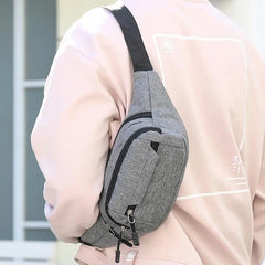Women's Waterproof Waist Bag Anti-Theft Zipper Fanny Pack