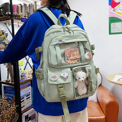 Waterproof Nylon Women Backpacks School Bags for Teenage Girls Laptop Backpacks