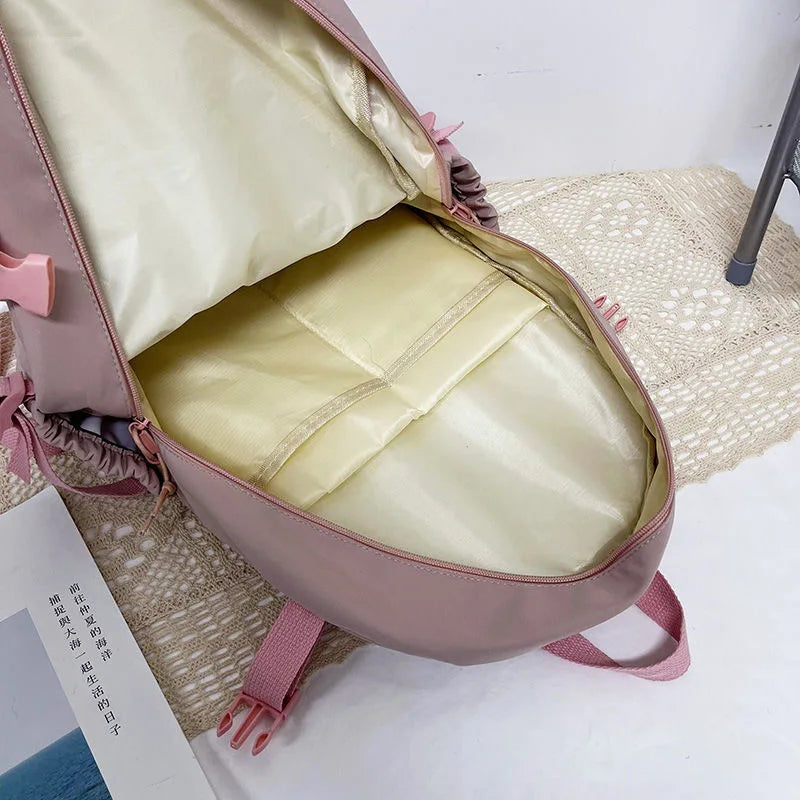 Waterproof Nylon Women Backpacks School Bags for Teenage Girls Laptop Backpacks