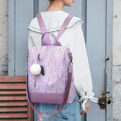 Waterproof Oxford Women Backpack School Bag