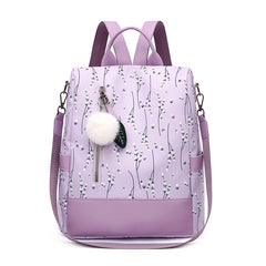 Waterproof Oxford Women Backpack School Bag