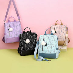 Waterproof Oxford Women Backpack School Bag