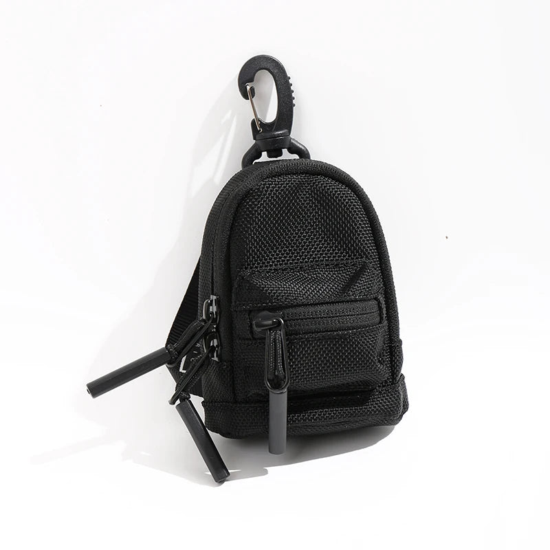 Waterproof Oxford Women Mini Backpack Headphones Key Bag Pendant School Bag