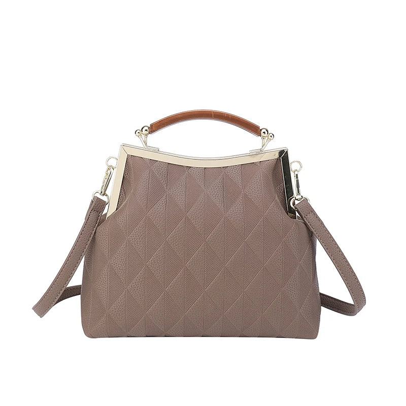 Winter Women Handbags Retro PU Leather Shell Crossbody Bags Totes Shopping Bag