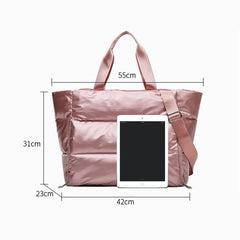 Winter Large Capacity Shoulder Bag for Women Waterproof Nylon Bags