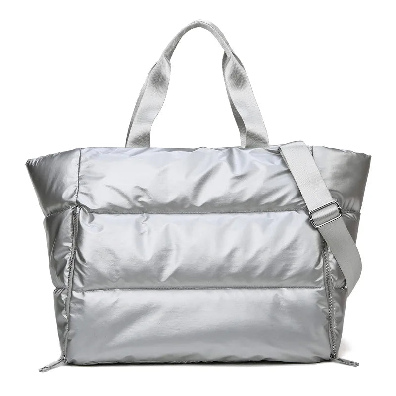 Winter Large Capacity Shoulder Bag for Women Waterproof Nylon Bags