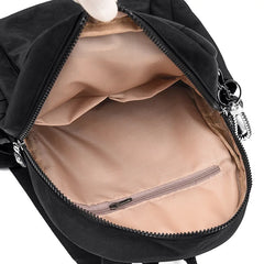 Women Backpack with Pendant Casual Travel Bagpack for Teenage Girl