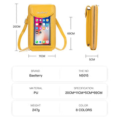 Transparent Phone Bag Mini Women Messenger Bag Top Women Bags Small