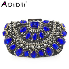 Women Diamond Evening Clutch Bags Bling Banquet Wallets