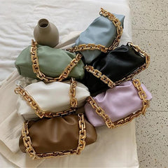 Women Dumplings Chain Crossbody Shoulder Bag Tide Handbag Clutch Bag