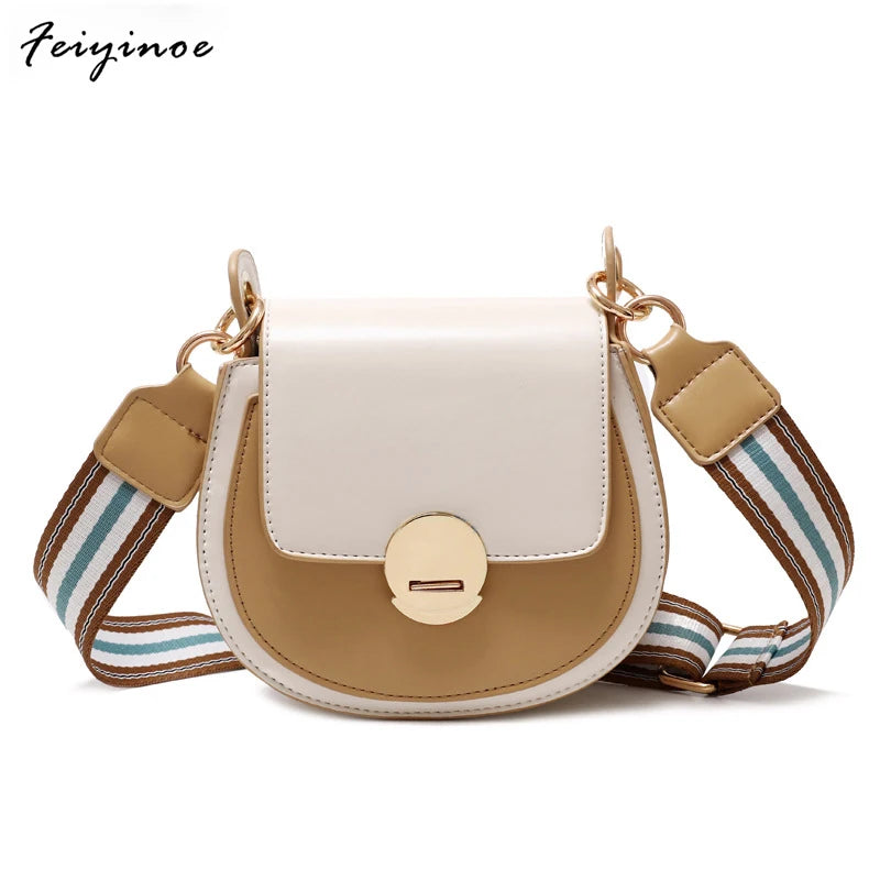 Stone Pattern PU Leather Shoulder Messenger Bag Lady Crossbody Mini Bag