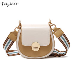 Stone Pattern PU Leather Shoulder Messenger Bag Lady Crossbody Mini Bag