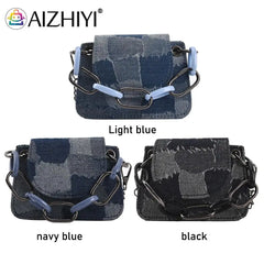 Mini Flap Stitching Handbag Chain Shoulder Bag