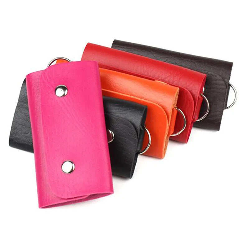 Vintage Keys Organizer Key Holders Men Women Solid Keychain Cover Key Wallets