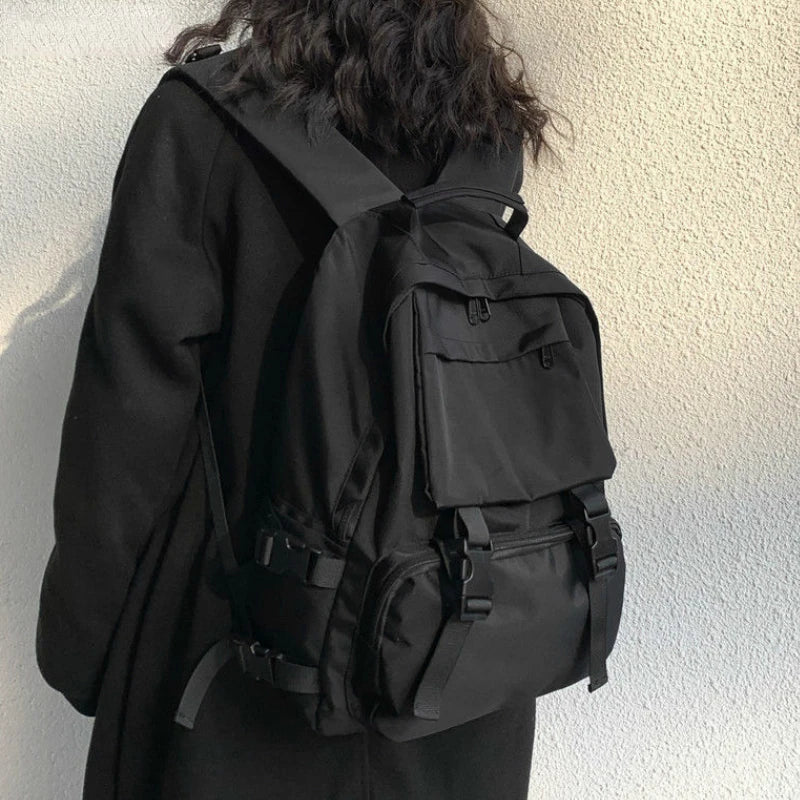 Women School Backpack Nylon Bagpack Female Anti Theft Rucksack Casual Lady Trave