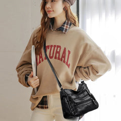 Leather Women's Crossbody Bag Shoulder Handbag