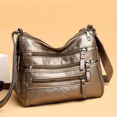Leather Women's Crossbody Bag Shoulder Handbag