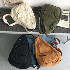 Canvas Crossbody Female Bag High Ladies Chest Bag