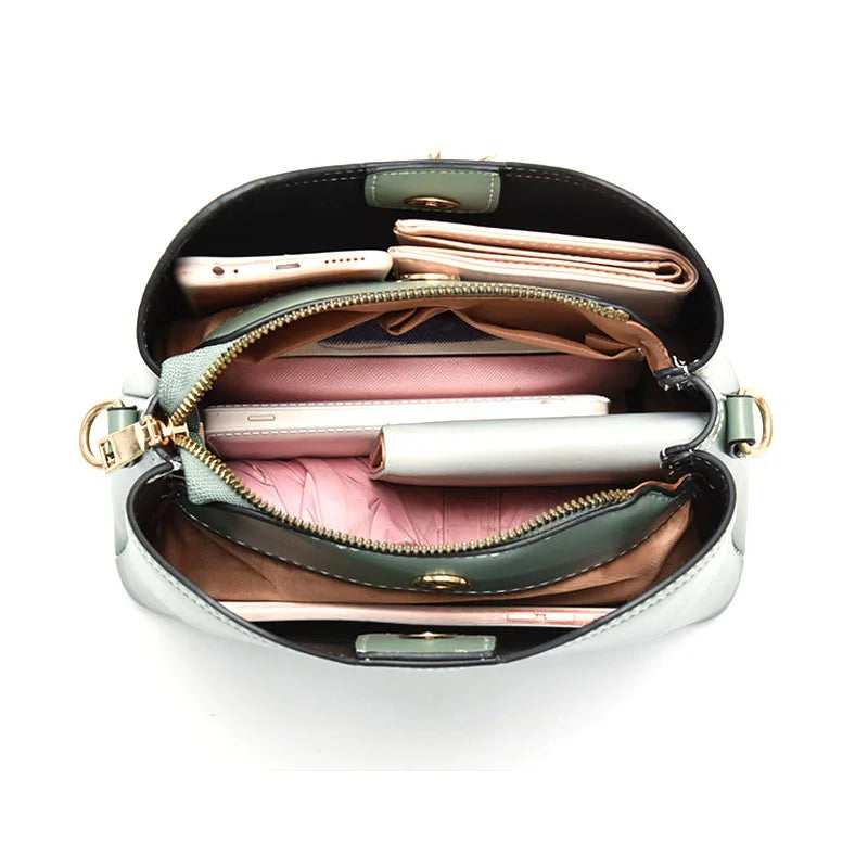 Women Handbag Butterfly Tassel PU Leather Messenger Bags Ladies Crossbody