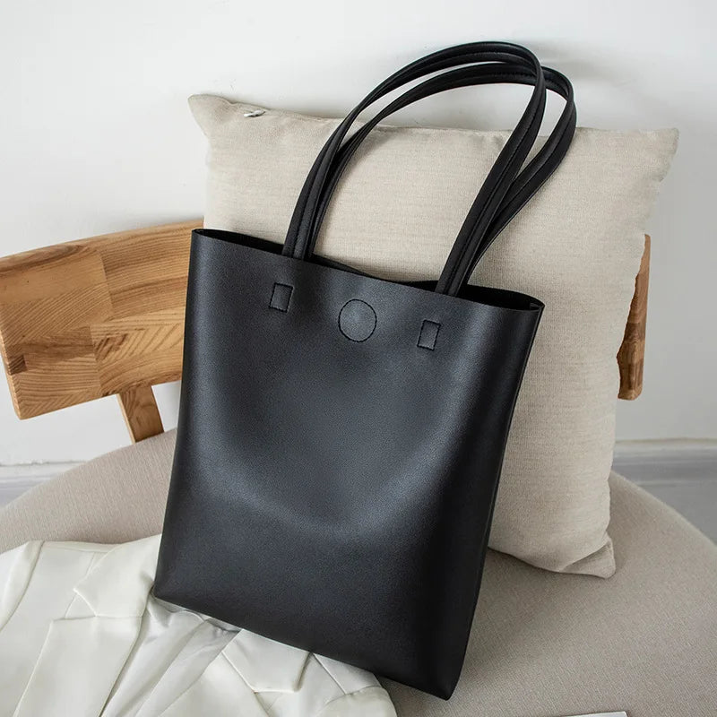 Women's Crossbody Bag Large Capacity Shoulder Handbag Pu Shopper Bag