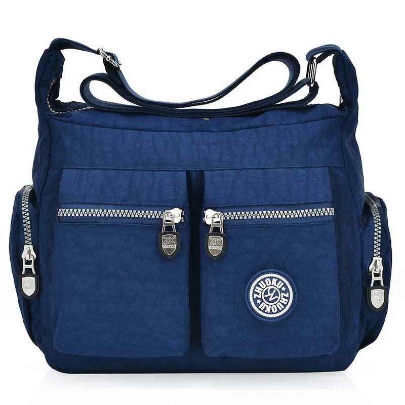Waterproof Shoulder Cross Body Bags Zipper Nylon Cross Travel Women's Messenger 