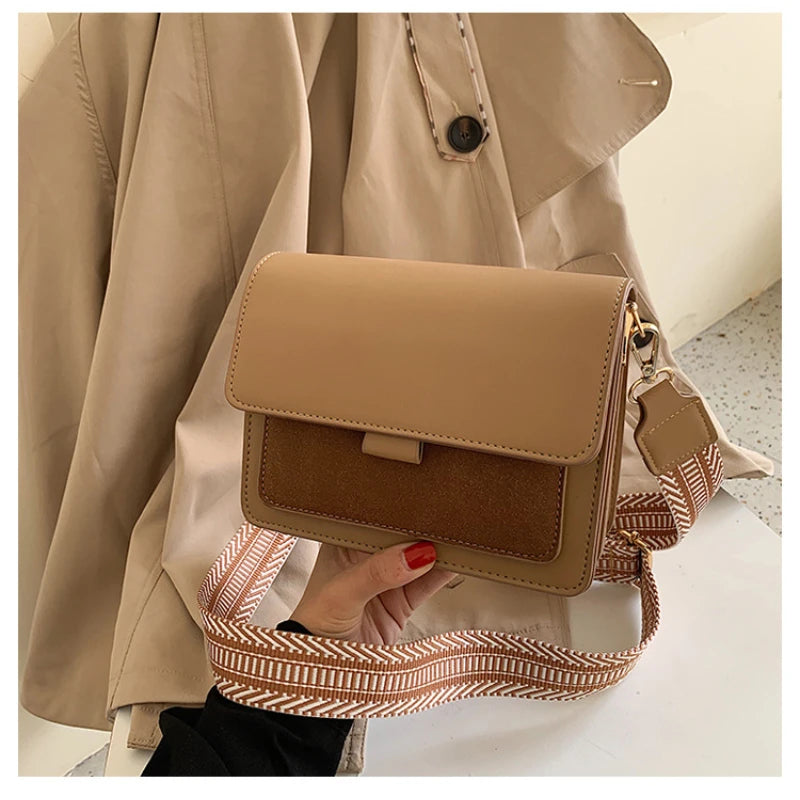 Women's Wide Shoulder Messenger Bag
