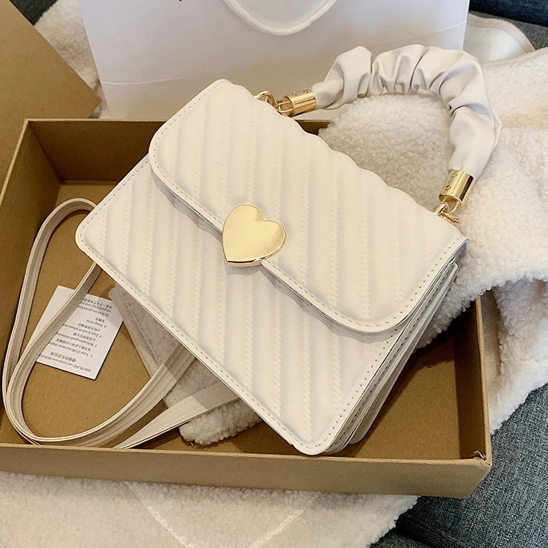 Women's Pleated Handbag All-Match Messenger Bag