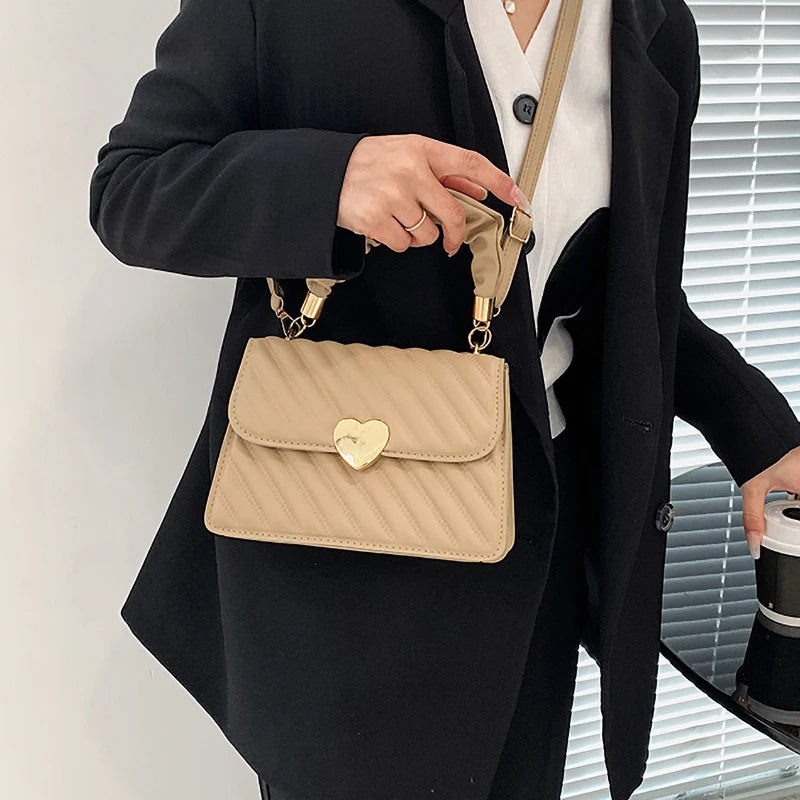 Women's Pleated Handbag All-Match Messenger Bag