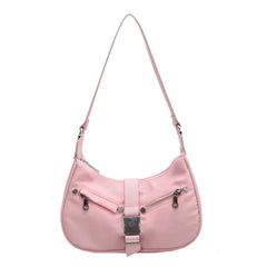 Women's Nylon Shoulder Bag Casual Small Square Bag