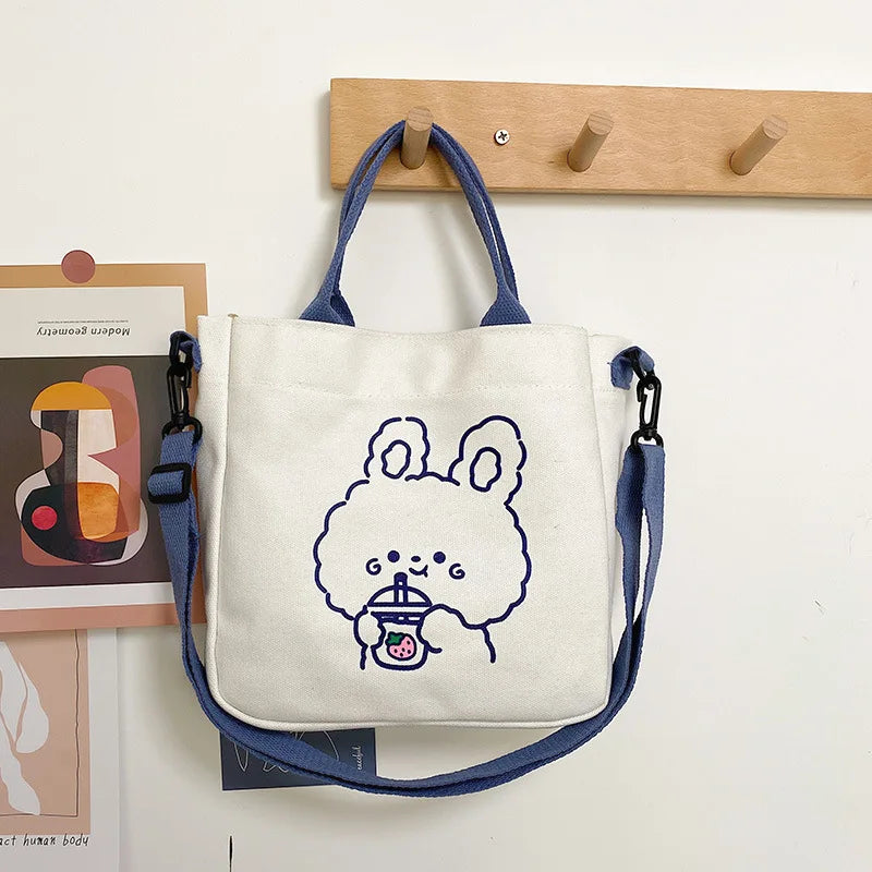 Canvas Shoulder Bag Women's Tote Shopper Bag Handbags