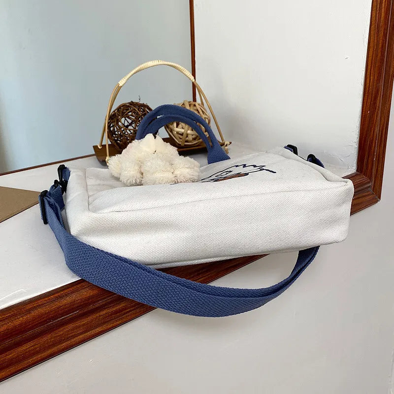 Canvas Shoulder Bag Women's Tote Shopper Bag Handbags