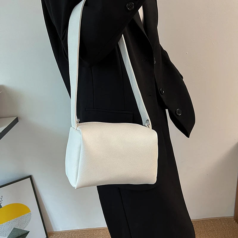 Women's Green Shoulder Bag Soft Pu Leather Messenger Handbag