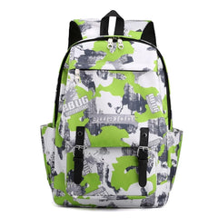 Camouflage Backpack for Teen Girls Boys Polyester Schoolbag
